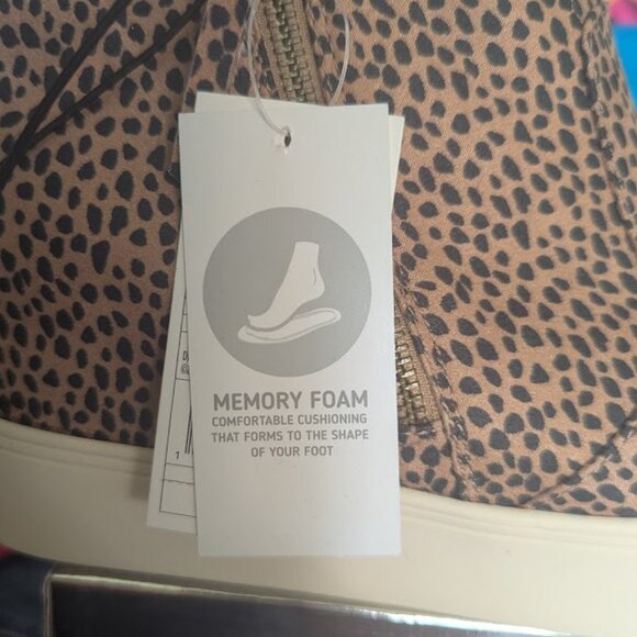 👟 Universal Thread Women’s Platform Sneakers – Cindy Leopard Print * Size: 9 - Picture 7 of 7